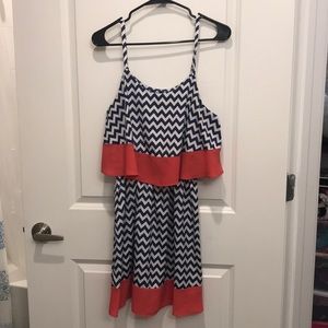 Charming Charlie chevron dress